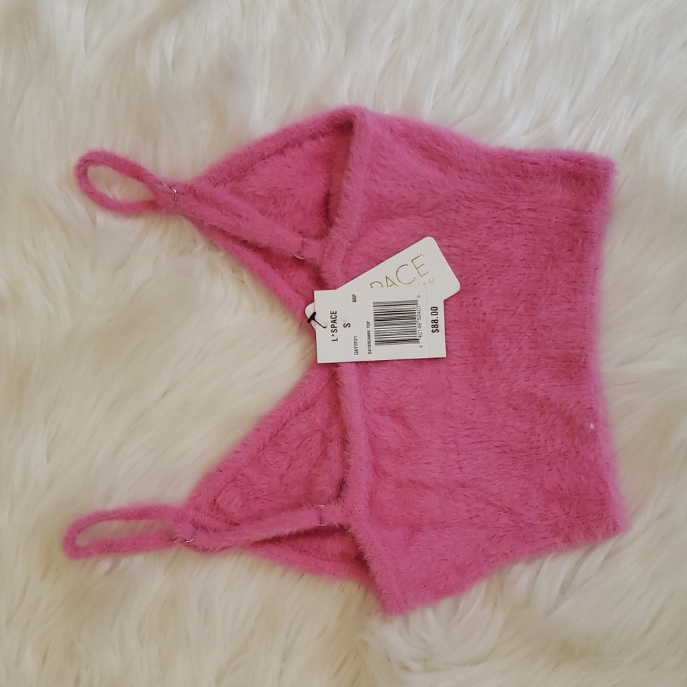 L*Space Daydreamin Crop Top & Shorts Set Pink Size S - Picture 4 of 11